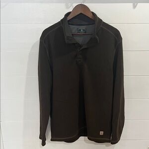 G.H. Bass & Co. Dark Brown Long Sleeve Tee